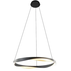 Hanglamp Ascoli 85 ring zwart/matgoud>Straluma Clearance