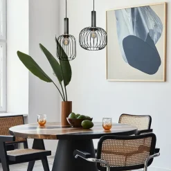 Hanglamp Aureole cilinder breed zwart><noscript><img width=