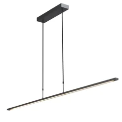 Hanglamp balk zwart 160cm direct led>Straluma New