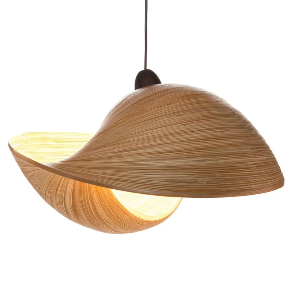 Hanglamp bamboe schelp 60cm>Straluma Hot