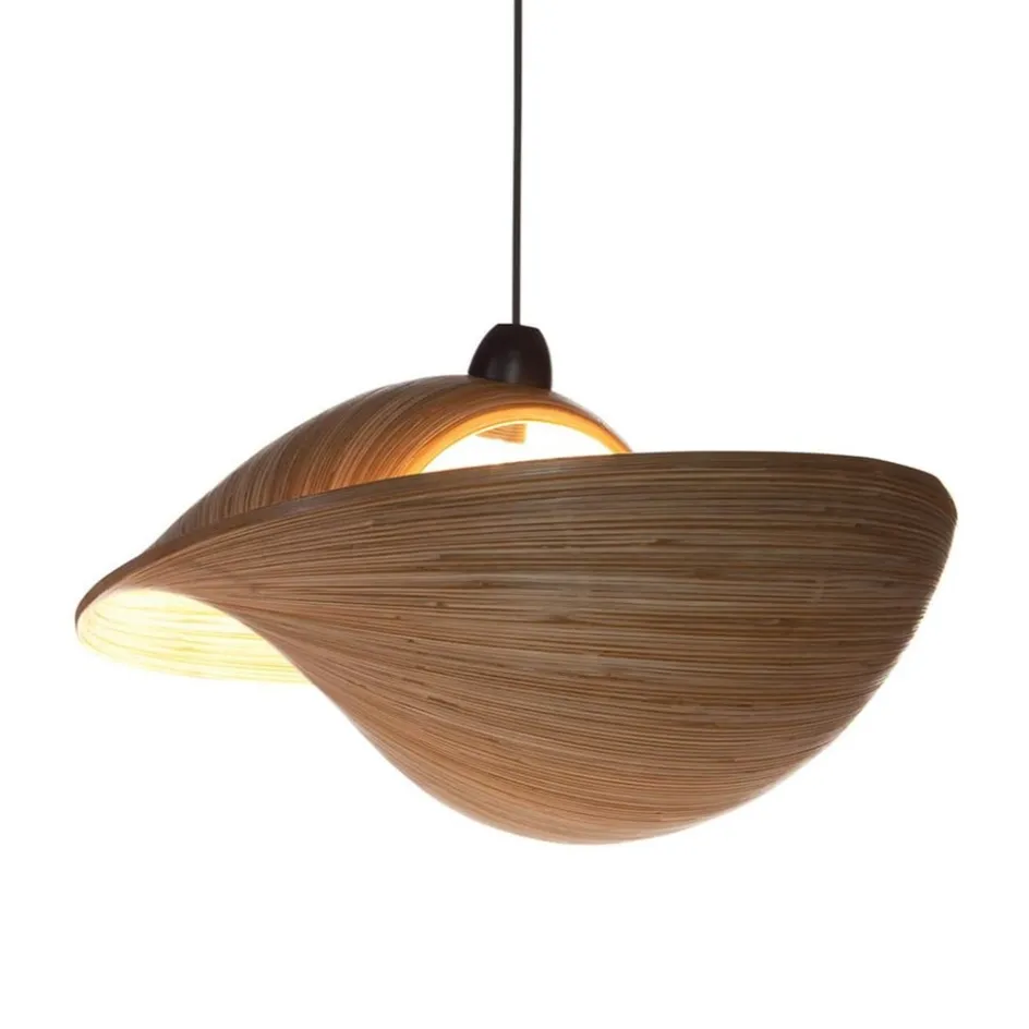 Hanglamp bamboe schelp 60cm>Straluma Hot