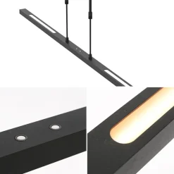 Hanglamp Bande zwart 122cm 2xdim cct><noscript><img width=