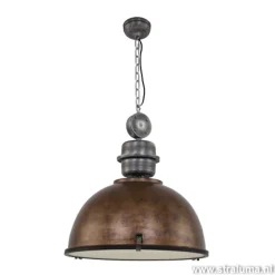 Hanglamp Bikkel 52cm brons/staal>Straluma Outlet