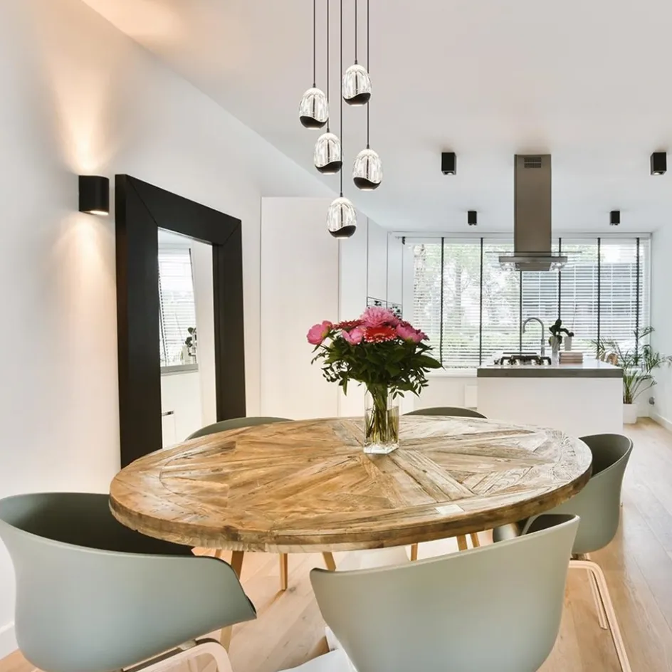 Hanglamp Black Egg 5L rond zwart/helder>Straluma Sale