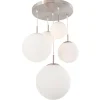 Hanglamp bol Bollique 5x glas wit>Straluma Discount