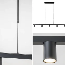 Hanglamp Bounce 5L tube spot zwart><noscript><img width=