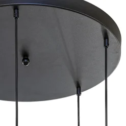 Hanglamp Bounty 5L rond zwart/matgoud><noscript><img width=