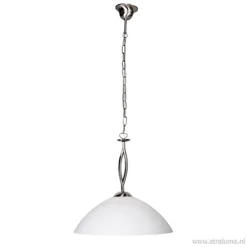 Hanglamp Capri staal/glas woonkamer>Straluma Online