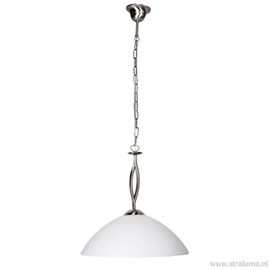 Hanglamp Capri staal/glas woonkamer>Straluma Online