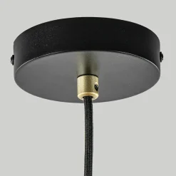 Hanglamp Claire 1L zwart/matgoud></noscript>Straluma