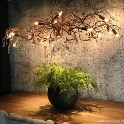 Hanglamp Como brons></noscript>Straluma Outlet