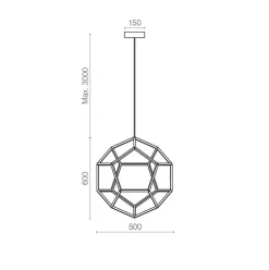 Hanglamp Dodeca 50 zwart></noscript>Straluma Best