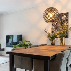 Hanglamp Emma bol zwart 50cm><noscript><img width=