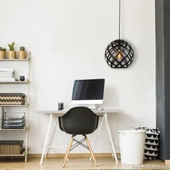 Hanglamp Emma bol zwart 40cm><noscript><img width=