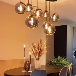 Hanglamp Fantasy Globe 8L zwart+smoke></noscript>Straluma Clearance