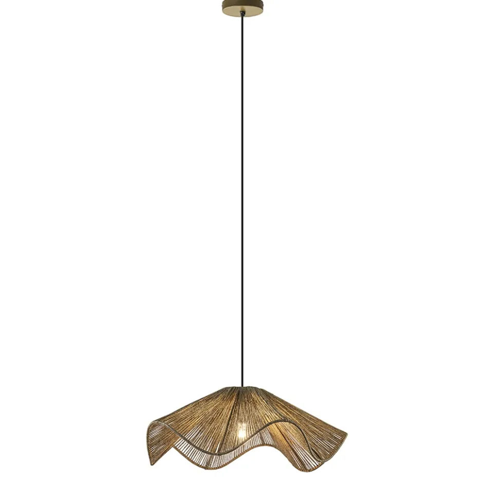 Hanglamp Fodara jute naturel Light and Living>Straluma