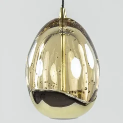 Hanglamp Golden Egg 5L rond zwart/goud></noscript>Straluma Discount