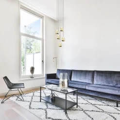 Hanglamp Golden Egg 5L rond zwart/goud></noscript>Straluma Discount