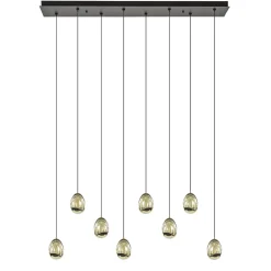 Hanglamp Golden Egg 8L zwart/goud>Straluma Sale