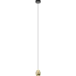 Hanglamp Golden Egg 1L zwart/goud>Straluma Sale