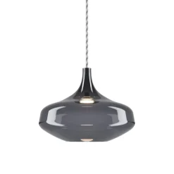 Hanglamp Italiaans design retro smoke glas inclusief LED>Straluma Discount
