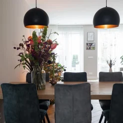 Hanglamp Jaicey bol zwart/goud></noscript>Straluma Clearance