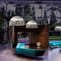 Hanglamp Kelly koepel 80cm wit></noscript>Straluma Discount