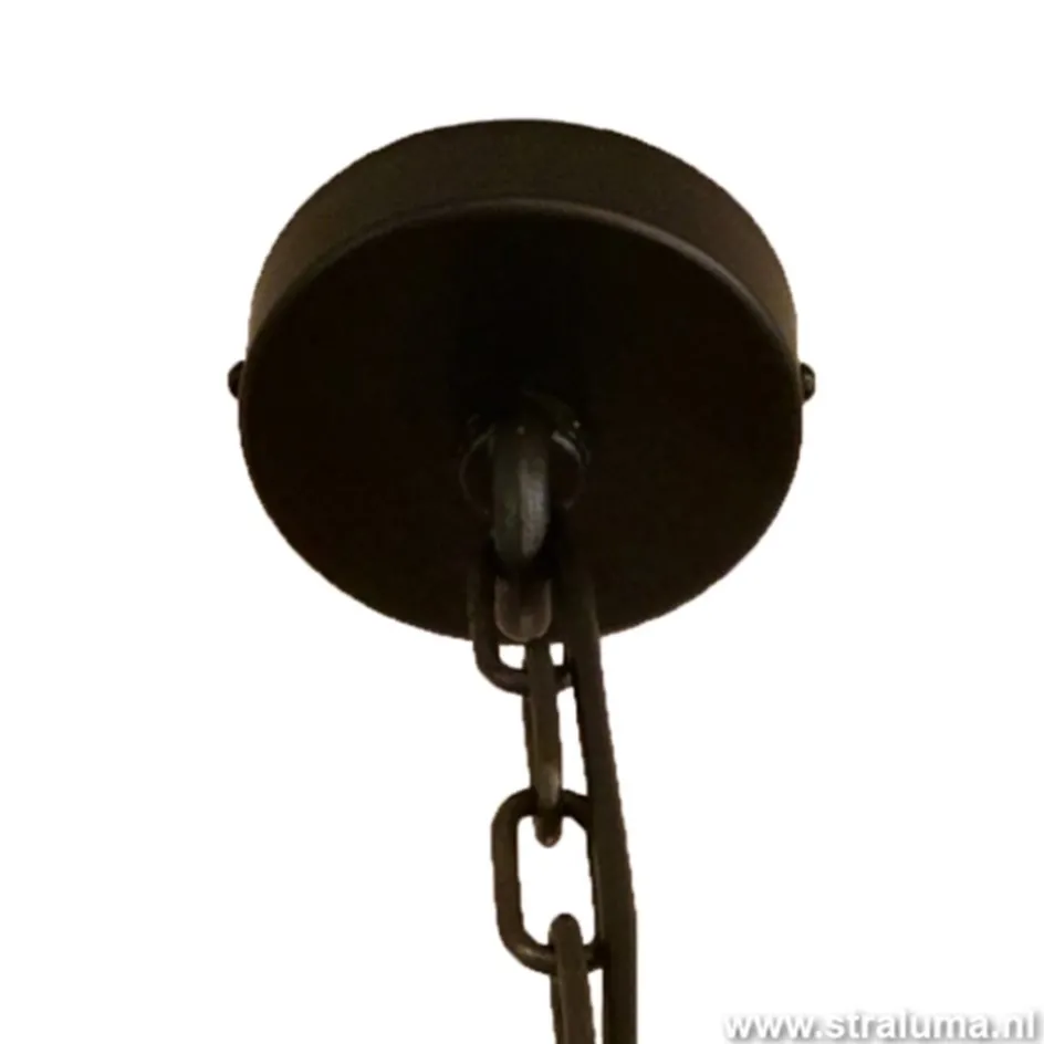 Hanglamp koepel 60cm gunmetal/silverleaf>Straluma Best