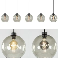 Hanglamp 5L balk + smoke glas 160cm></noscript>Straluma Discount