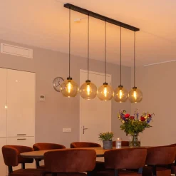 Hanglamp 5L balk + smoke glas 160cm></noscript>Straluma Discount
