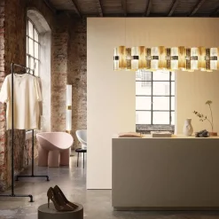 Hanglamp La Lollo linear 140 goud></noscript>Straluma New