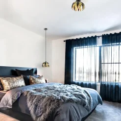 Hanglamp leaves mat zwart met goud></noscript>Straluma Outlet