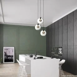 Hanglamp 3-lichts rond glas helder 25 cm><noscript><img width=