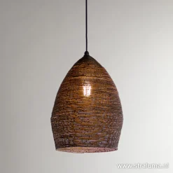 Hanglamp Nayla zwart/matgoud>Straluma New
