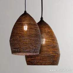 Hanglamp Nayla zwart/matgoud></noscript>Straluma New