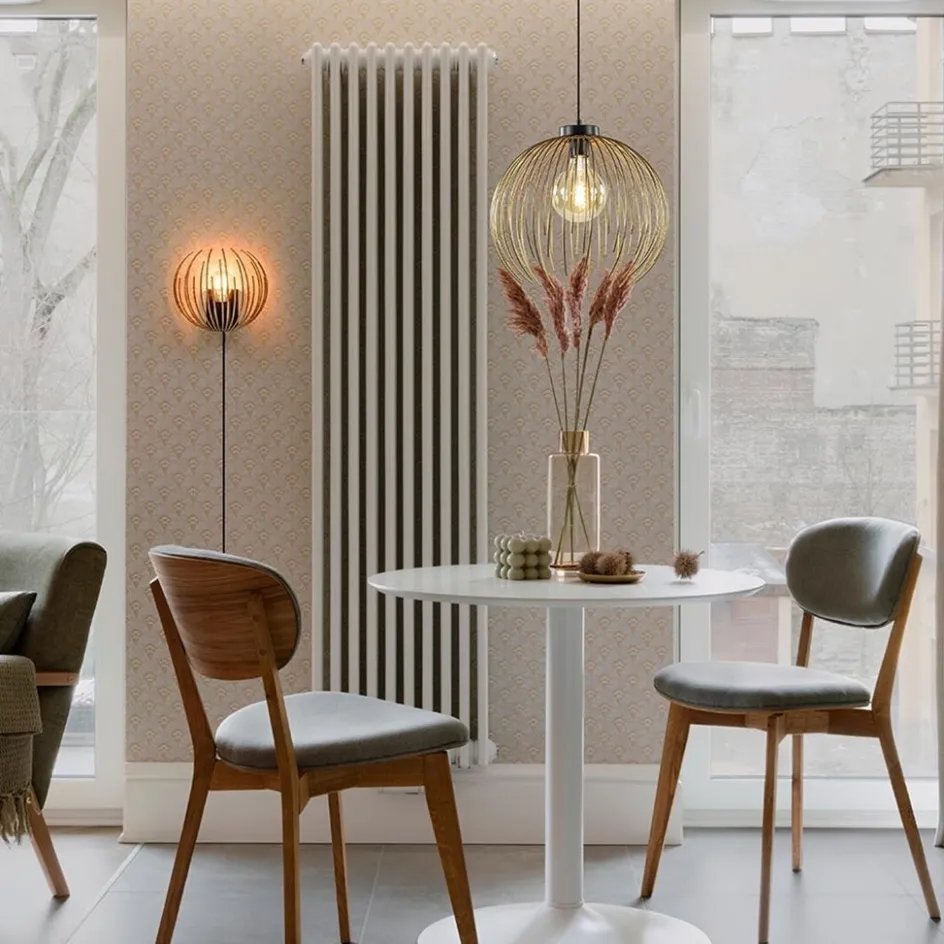 Hanglamp Nest matgoud/zwart>Straluma Discount