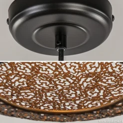 Hanglamp Oronero bol zwart/goud 60cm></noscript>Straluma Sale