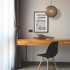 Hanglamp Oronero bol zwart/goud 40cm></noscript>Straluma Online