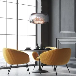 Hanglamp Pearl Raindrops smokey glas></noscript>Straluma Outlet