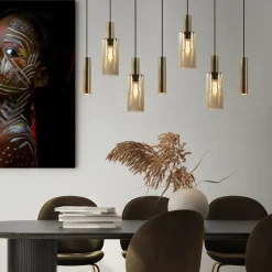 Hanglamp Perugia 7L brons/zwart></noscript>Straluma Online