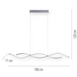 Hanglamp Q-Malina nikkel + afst.bed.cct></noscript>Straluma Clearance