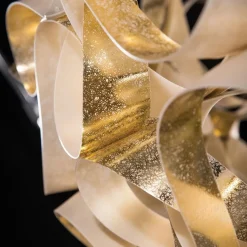 Hanglamp Quantica 74cm gold/white></noscript>Straluma Discount