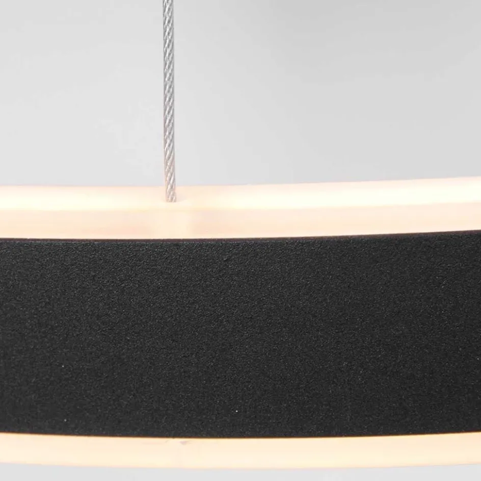 Hanglamp Ringlux zwart>Straluma Hot