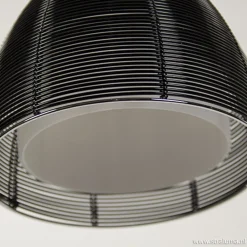 Hanglamp rond 3-lichts zwart draad/glas><noscript><img width=