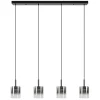 Hanglamp Salerno 4L zwart/gradient smoke>Straluma Best
