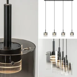 Hanglamp Salerno 4L zwart/gradient smoke></noscript>Straluma Best