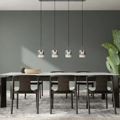 Hanglamp Salerno 4L zwart/gradient smoke></noscript>Straluma Best