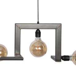 Hanglamp Tortona 7l 210 zwartstaal/koper></noscript>Straluma Outlet