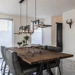 Hanglamp Tortona 7l 210 zwartstaal/koper></noscript>Straluma Outlet