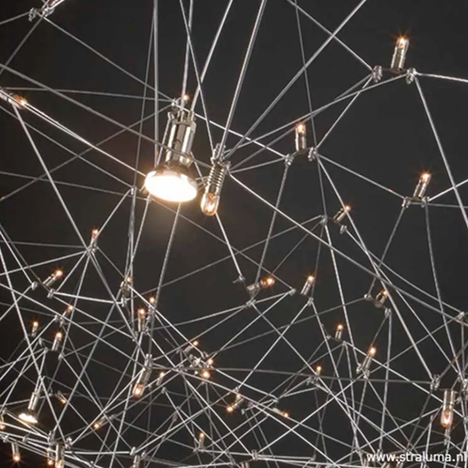 Hanglamp Universe staal 125+2x downlight>Straluma New